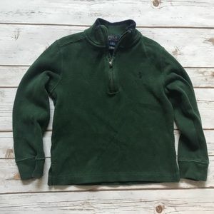 Polo RALPH LAUREN Green Sweater 1/4 zip